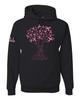Breast Cancer Awareness Pink Tree Words of Encouragement Unisex Sweatshirt