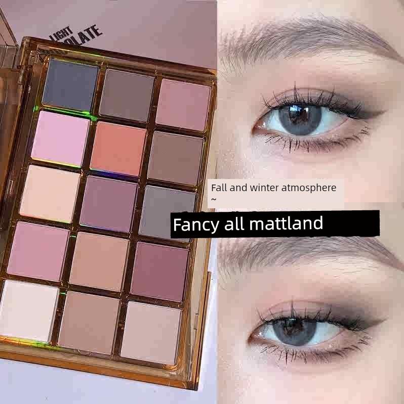 Ucanbe Sweet Dream Fantasy 15 Colors Macaron Eye Shadow Plate Music Festival Play Makeup Dopamine Eye Makeup Color Rendering Stage Makeup