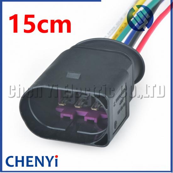 6 Pin 3.5mm Female or Male Auto Waterproof Harness Plug LSU 4.2 Oxygen Sensor Connector 1J0973833 1J0 973 733 1J0973733 Plug Connectors 4