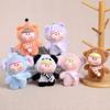 Plush Animal Cosplay Baby Doll Toys Kawaii Keychain Women's Bag Pendant Plush Keychain Student Backpack Decor Kids Birthday Gift