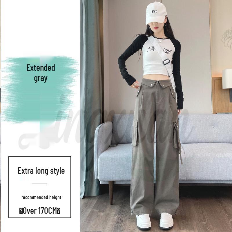 2026 Autumn Women's High Waist Elastic Cuff Harem Workwear Pants