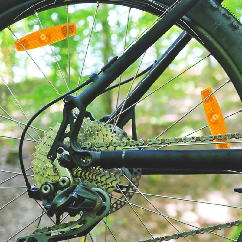8Pcs Waterproofs Bicycles Wheel Spokes Reflectors Bikes Warning Spokes Safety Reflectors  for Cyclings Mountain Bikes Road Bikes