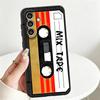 Stripe Vintage Cassette Phone Cover Case for Samsung Galaxy A57 A23 A05 A37 A25 A16 A73 A51 A15 A55 A06 A13 A41 A50 A52 A36 A53