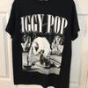Black Iggy Pop Graphic TShirt Unisex T-Shirt