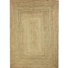 Handcrafted Natural Braided Jute Rug 200x200