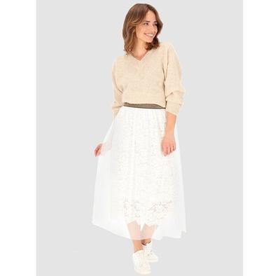 Perso JPE230069F Midi Skirt