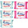 [Trial Set] Akachan Honpo Super Baby Wipes for Newborns (90 Sheets X 3 Packs) and Hand and Mouth Wipes (90 Sheets X 2 Packs). Pure Water, Mild Acidity