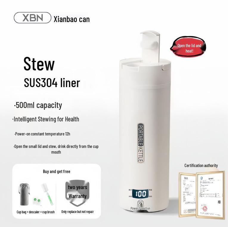 Compact Electric Water Cup for Dorms & Offices