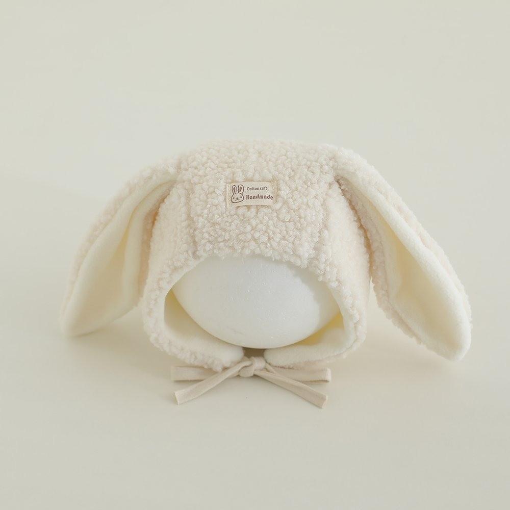 Cartoon Ear Protection Cap Thick Warm Plush Beanie Cap Unisex Baby Rabbit Hat Vacation