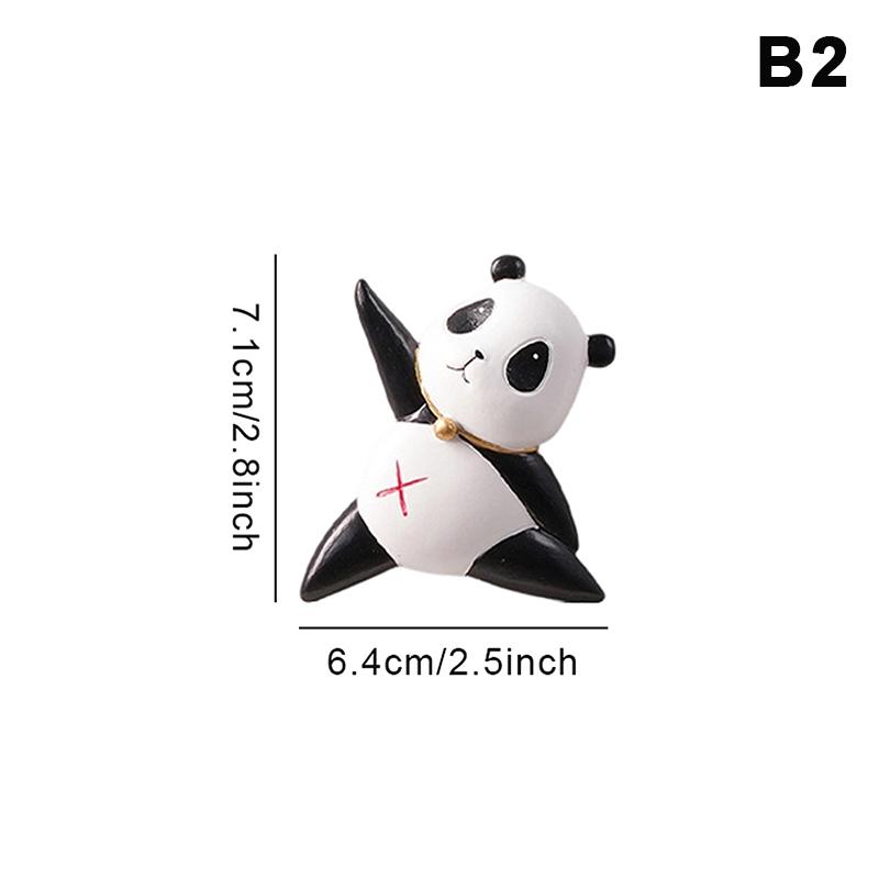 Adorable Light Switch Decoration Resin Girl Panda Figurine Self-Adhesive Detachable Wall Sticker Switch Ornament Home Decor