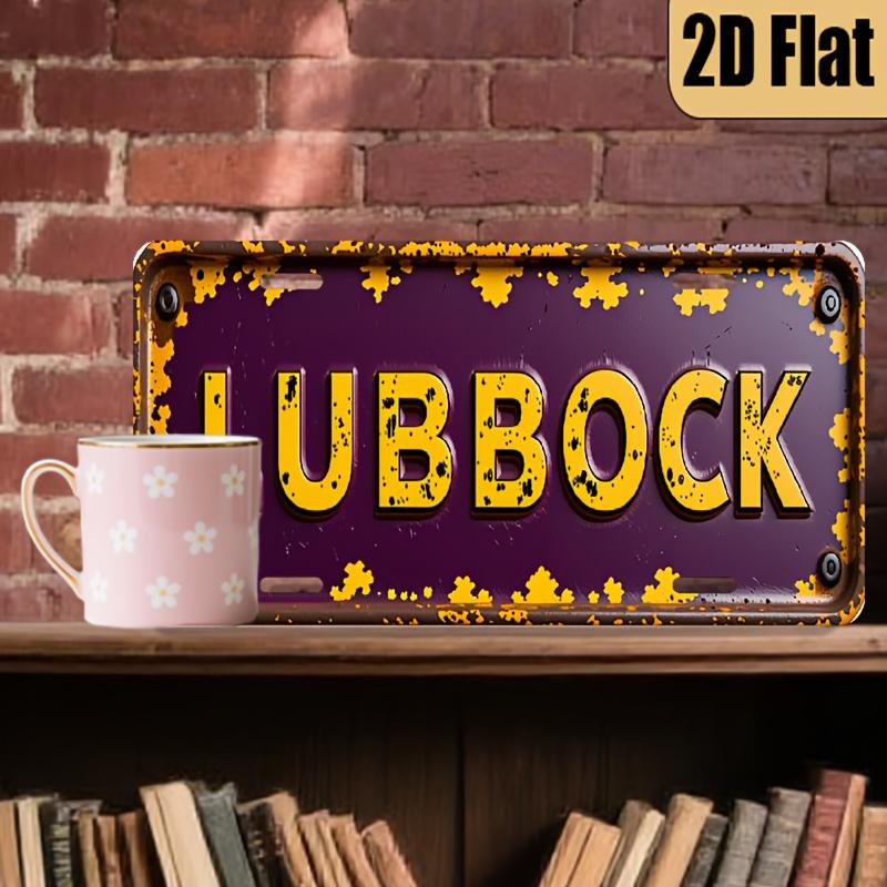 piece D FLAT for decoration only retro style aluminum license plate retro license plate theme decoration license plate 30x30cm(11.8x11.8inch)