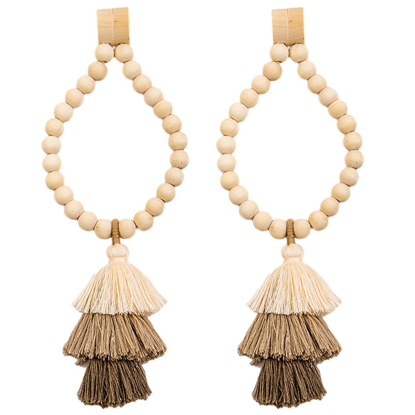 

Подхваты для штор из деревянных бусин Магнитные присоски Подхваты для штор Держатели для штор для стены Шторы для спальни Стена Столовая кофейный