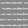 50 Ancient Poems and Graffiti Personality Chinese Style Children's Cognition DIY Mobile Phone Case Water Cup Suitcase Stickers Waterproof