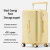 20-inch & 24-inch Silent Wheel Suitcase Set with Lock - Large Capacity Travel Trolley for Students