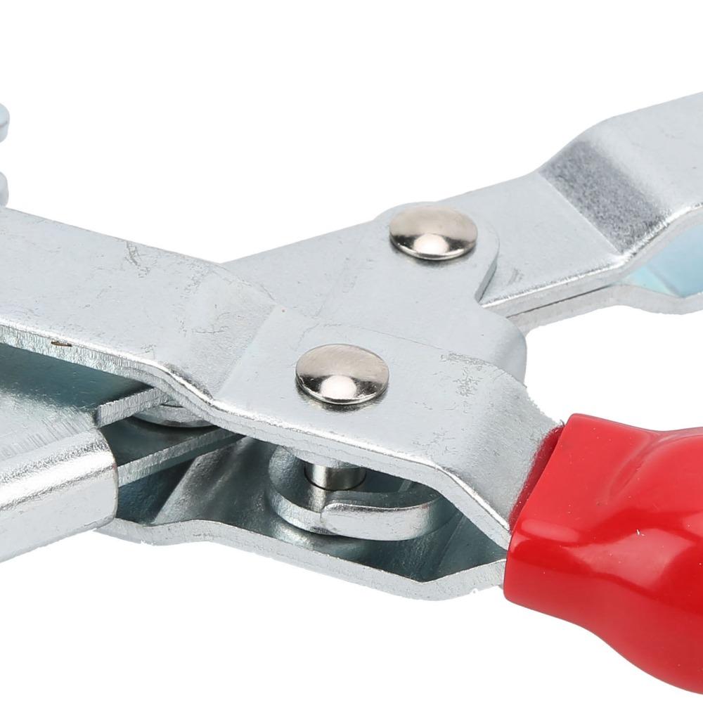 Red Welding Toggle Clamp Latch Style Heavy Duty Hand Clamp Downstroke Fixture Clamp For Welding
