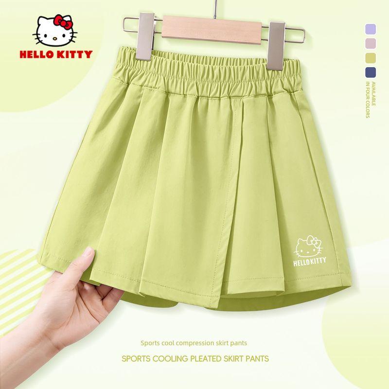 My Melody Children's Pants 2026 New Summer Girls' Pleated Skirt Pants Stylish Fashionable Short Skirt Girls' Big Kids Shorts