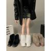 Internet celebrity short boots plush snow boots autumn and winter temperament thick-soled Martin boots