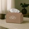 1pc Modern Zen for Lotus Tissue Box Holder - Minimalist Suitable for Roll Paper/Tissues, Space-Saving Napkin Storage For, Suitable for Facial Tissues,
