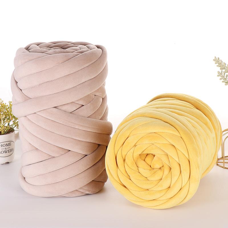 Needlework Knitting Crochet Yarn Core Filling Cotton Hand-knit Blanket Yarn Pillow Wool Yarn Ultra-thick Core Filling Yarn Fabric Strips Thread Ball
