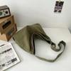 Vintage Canvas Crossbody Bag: Unisex Student Handbag & Large Capacity Shoulder Backpack for Commuting