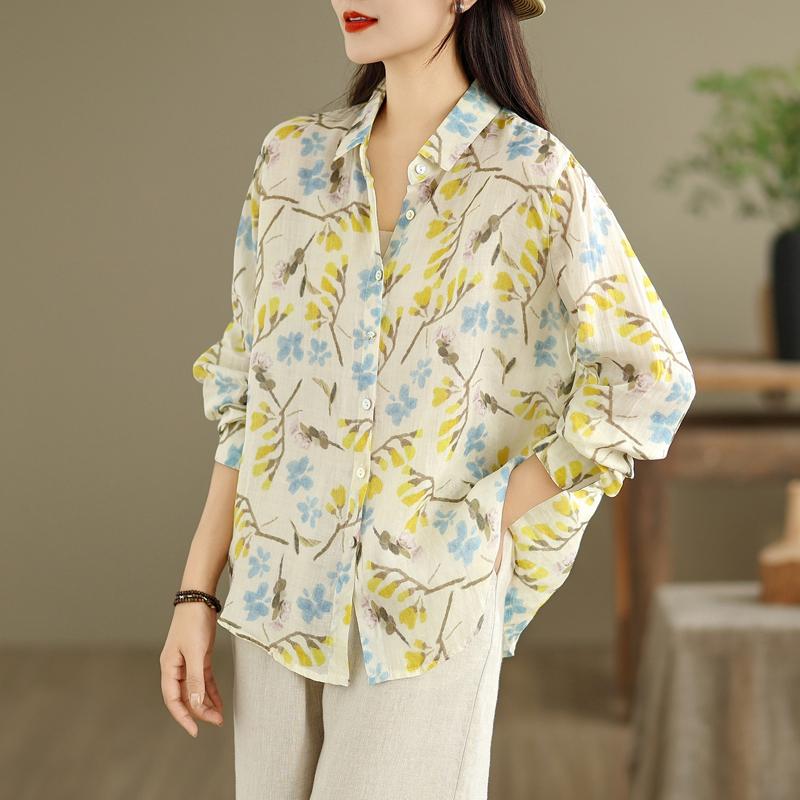 

Dimanaf 2025 Женская блузка Базовая футболка Мода Повседневная Винтажная Свободная Топы Футболки M