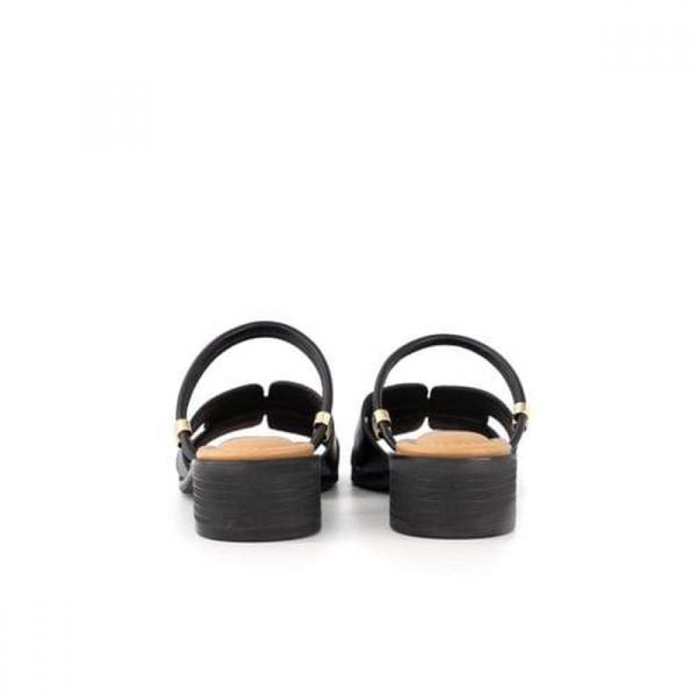 Daks Women Shoes 3.5cm Two Way Semi Casual Sandals Dld302 Black