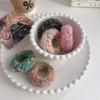 Colored Dot Soft Velvet Headband High Elastic Hair Scrunchie  Women Girl Hair Accessory