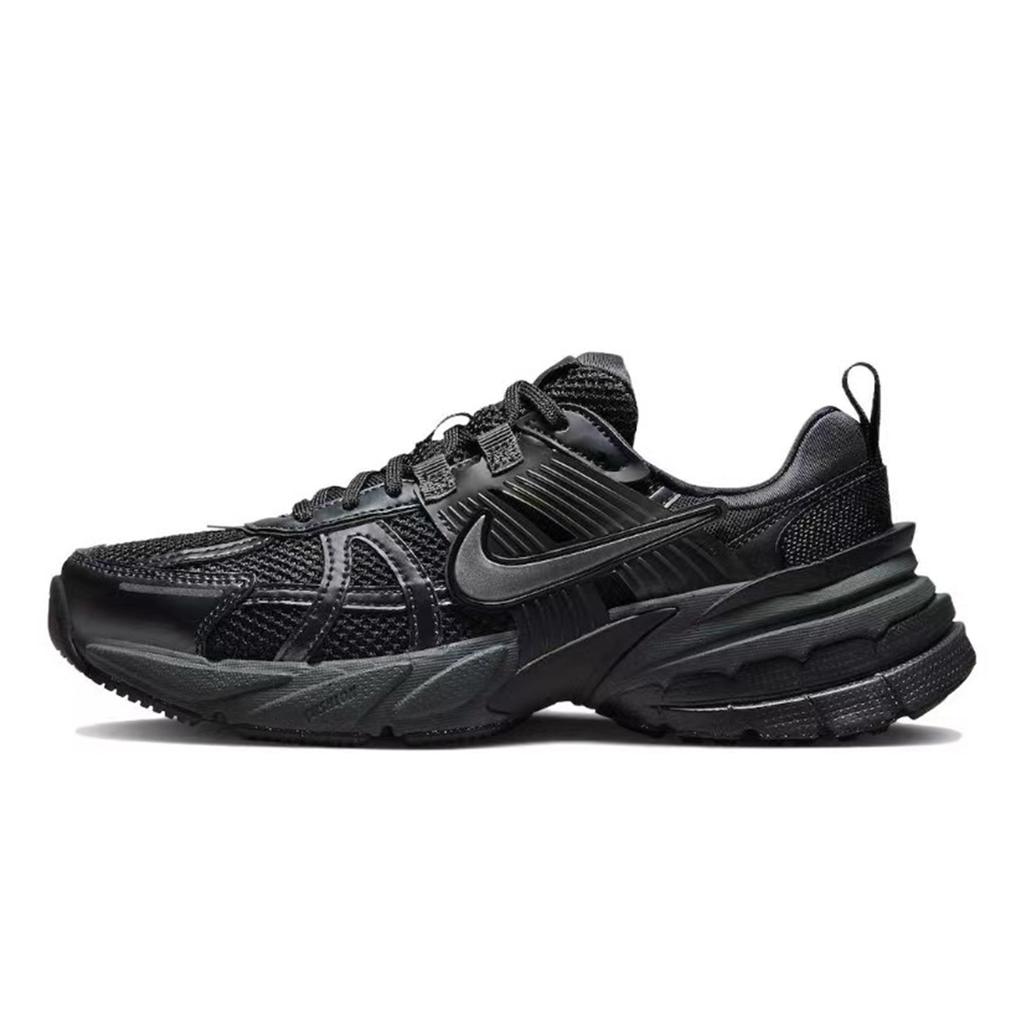 Nike V2K Run Cushioning Abrasion Resistant Cushioning, Wear Resistant Low top Running Shoes Unisex Black Silver FD0736-001(Team80-S-BOX)