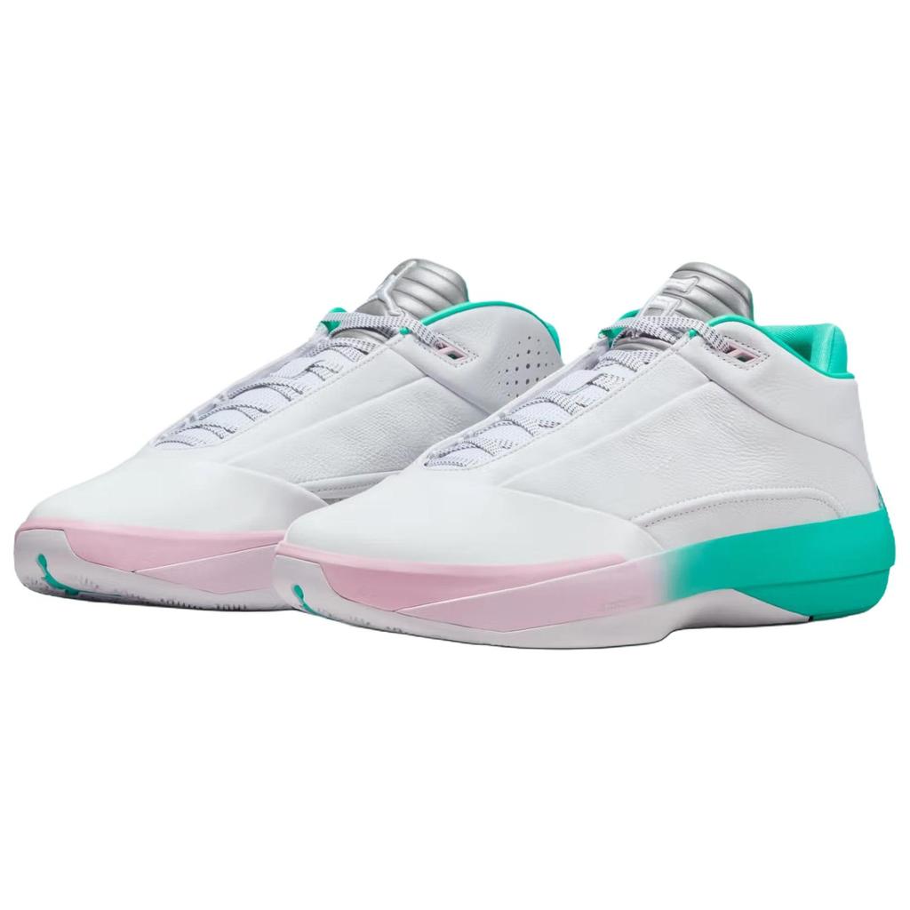 Jordan Air Jordan 40 Rebound Low top Basketball Shoes Men's White Green IQ5380-100