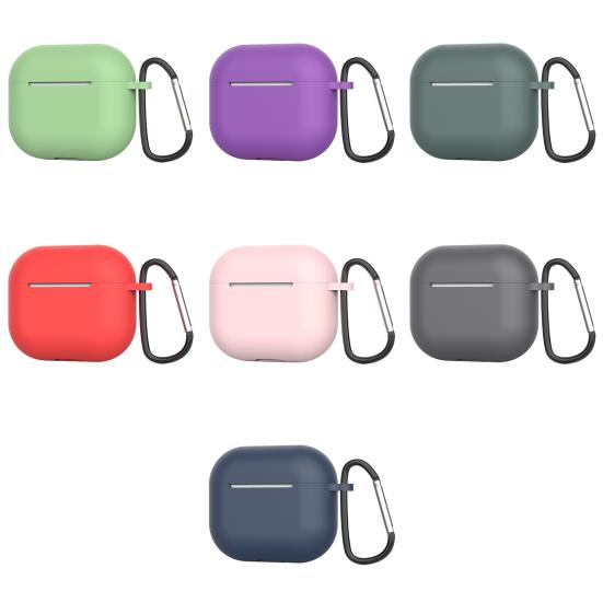 1 Set Headphone Cushion Full Coverage Wear-resistant Tight Fit Anti-shock Comfortable Touch 360 Degree Protection with Hanging Buckle Earphone