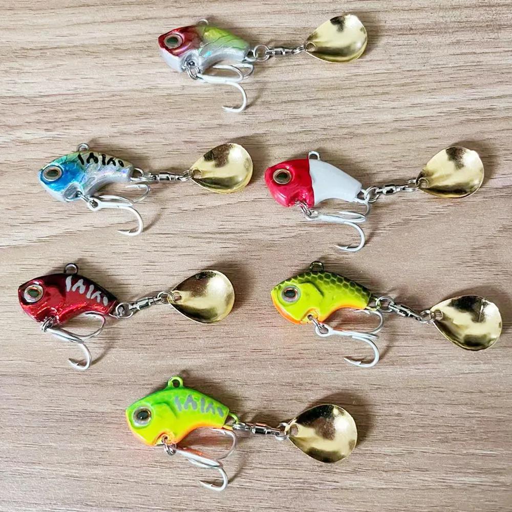 1pcs WALK FISH 9g 13g 16g 22g VIB Sinking Fishing Bait Hard Metal Ocean River Spinner Spoon Ice Fishing Lures Winter Baits