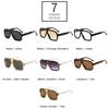  Oversized Retro Men Pilot Sunglasses Fashion Gradient Women Luxury Shades UV400 Outdoor Driving Square Sun Glasses