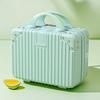 Small Suitcase, Mini Makeup Case 14-Inch Compact Case Souvenir Carry-On Storage Lockable Carry-On Cosmetic Bag