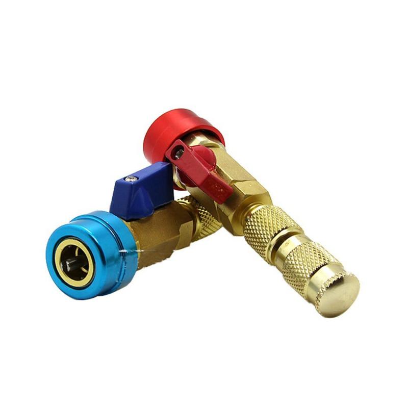 

1/4 SAE Valve Core Tools Set (Blue & Red) for Low & High Pressure A/C Systems