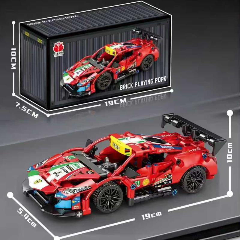 Teknik Yapı Taşları Araba Yarışı Spor Hız Araç Modeli Şehir Mekanik Süper Tuğlalar Yapboz Oyuncakları Yetişkin Hediyesi