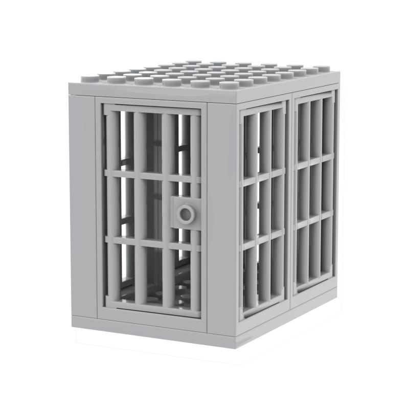 

Jail Prison Cell Police Thief Building Blocks Toy Collection Kids Assembly Classic Brick Souvenir Decoration