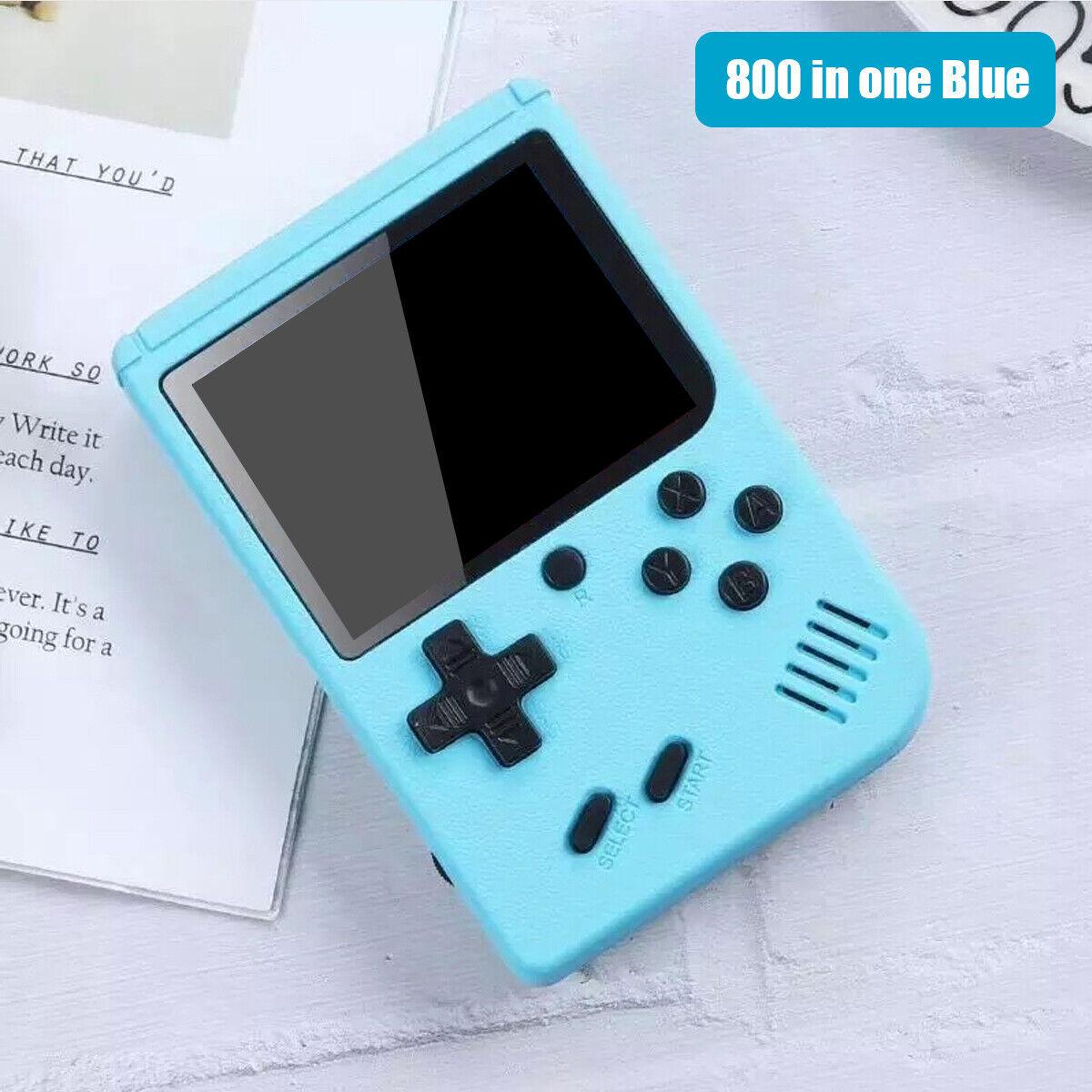 

Mini Handheld Retro Video Game Console Built-in 800 Classic Games Gameboy Gifts синий