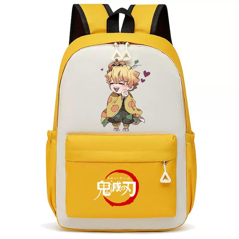 Japan Cartoon Comics Demon Slayer Student Backpack, Korean Style Trendy Dual Shoulder Backpack 0018