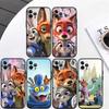 MH158 Zootopia Phone Shell Case for Redmi Note 12 12S 12C 13 13C 13R 14 14S 14R 14C Pro Max Plus A3 A3X A4 A5 11A 13X