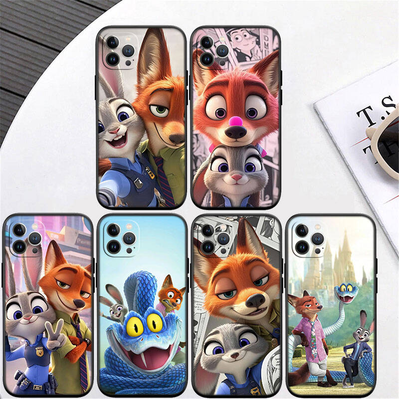 MH158 Zootopia Phone Shell Case for Redmi Note 12 12S 12C 13 13C 13R 14 14S 14R 14C Pro Max Plus A3 A3X A4 A5 11A 13X