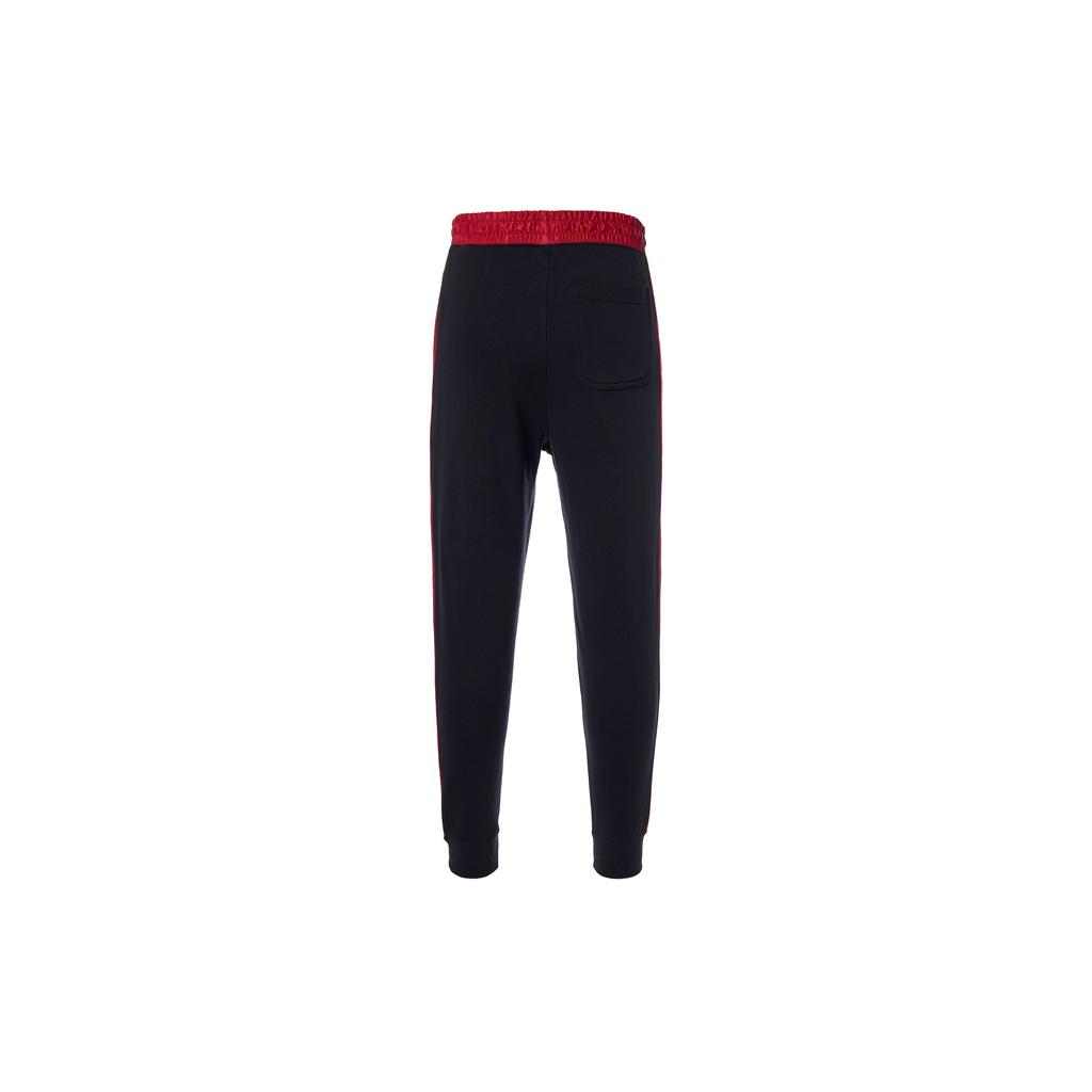 Jordan Remastered Fleece Pants With Embroidered Patch Logo Men Bottoms Black CT6286-010