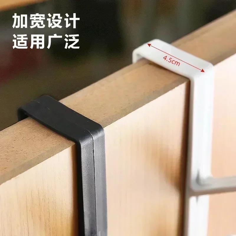 Bedroom Door Hanger Clothes Hanging Rack Over The Door Plastic Home Storage Organization Hooks Purse Holder for Bags