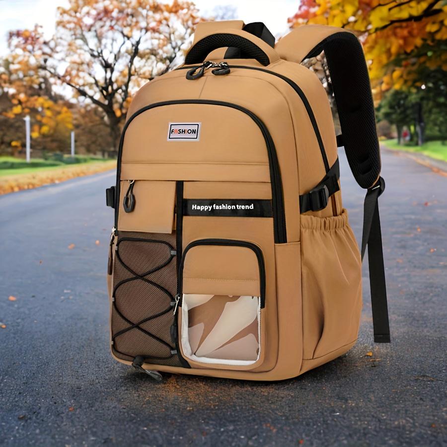 Stylish Unisex Backpack Large Capacity School Travel Bag with Adjustable Straps & Multiple Compartments Waterproof