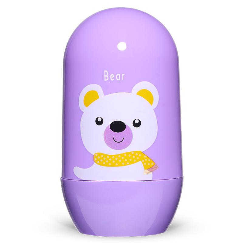 4PCS Baby Nail Scissors Cartoon Animals Trimmer Sets Safety Care Nail Scissors Nails Suit Newborn Baby Care Cleaning