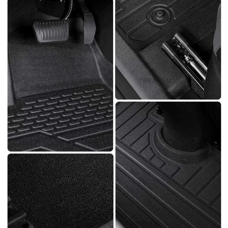 For KIA EV5 2024-2026 All Weather Car Floor Mats All-inclusive Threshold Style Foot Pads Protective Pad Interior Accessories