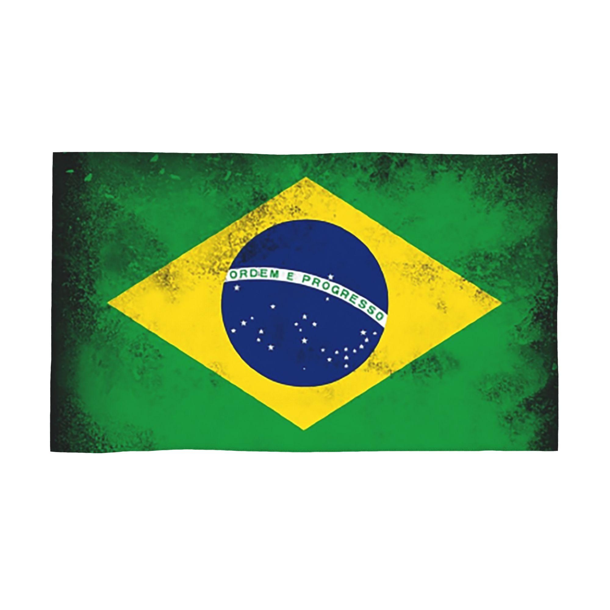 

Brazil Flag Soft Face Towel Quick Dry Pool Bath Cotton Towels Absorbent W30*H60(CM)