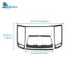 Real Soft Carbon Fiber Sticker For Infiniti G25 2010-2013 G35 2007 2008 G37 2008-2013 LHD RHD Car Central Control Panel Trim