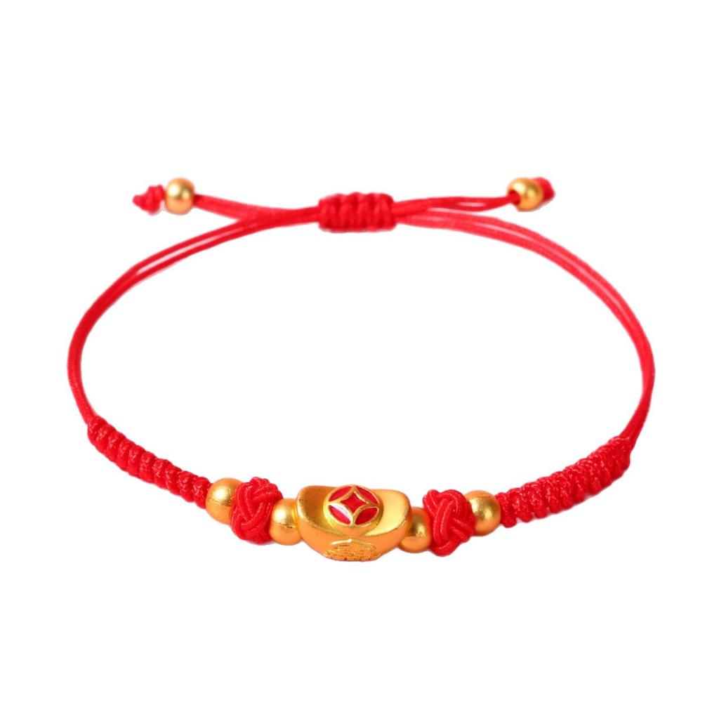 2026 Year of the Horse Bracelet: Handmade Red Rope Woven Jewelry - New Year Gift