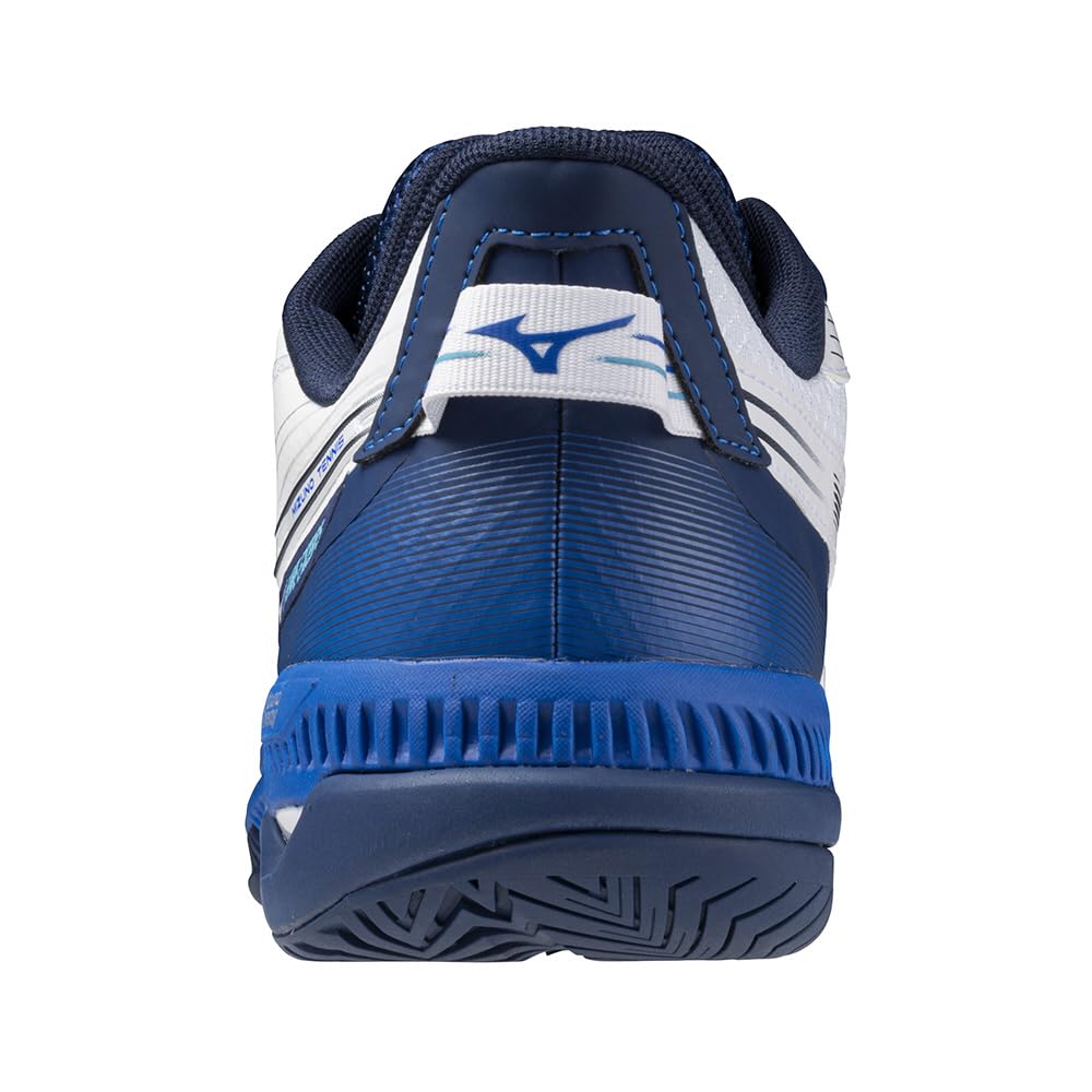 Tennis Shoes Wave Exceed 5 WIDE AC All Court Club Activities Lightweight Game Court Soft Tennis Hardball Tennis White X Blue X Navy Cm 3E [Mizuno]