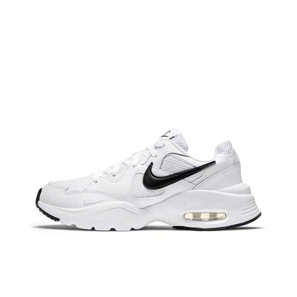 Nike Air Max Fusion Synthetic Leather, Leather Cushioning, Wear Resistant Low Top Casual City Commuting Running Shoes CJ1671-100(Team726-)
